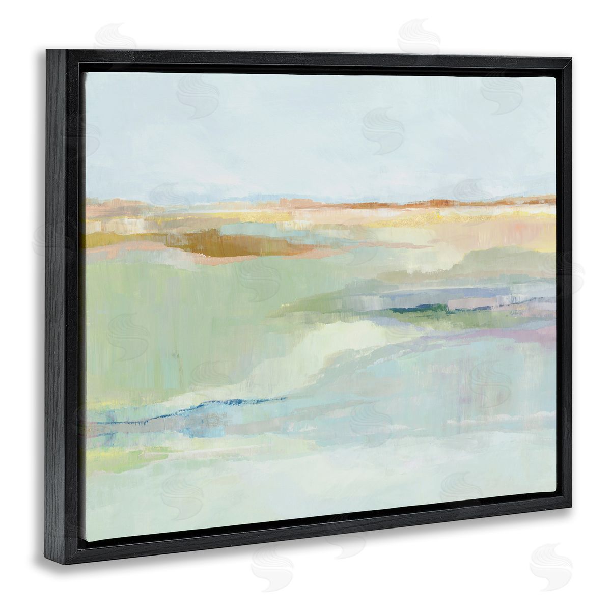 Ian C. Springtime Glow Landscape Canvas Wall Art Print