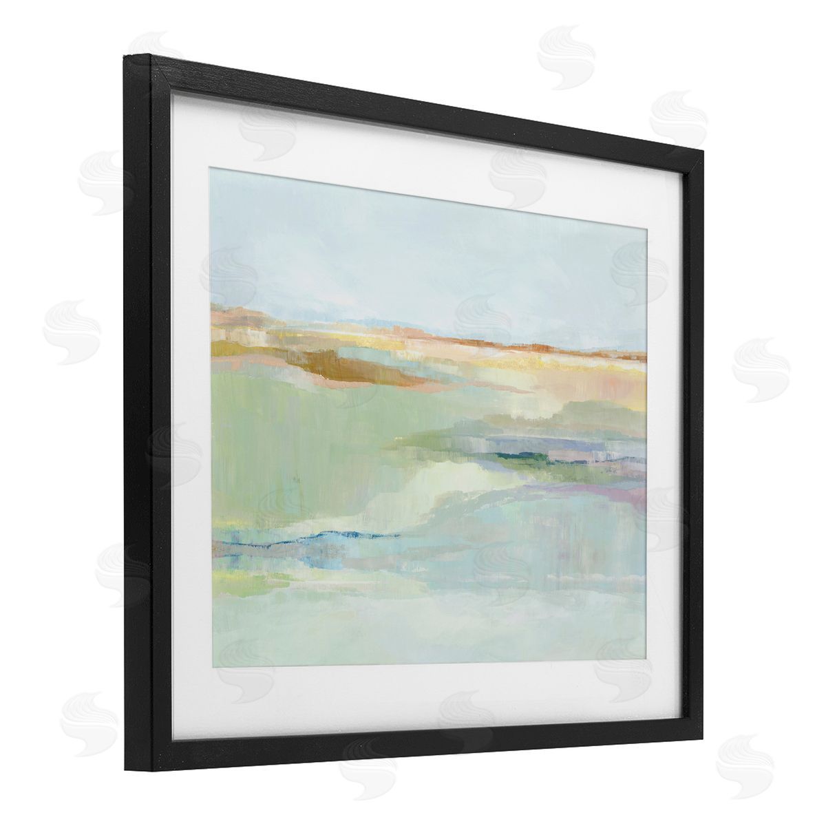 Ian C. Springtime Glow Landscape Canvas Wall Art Print