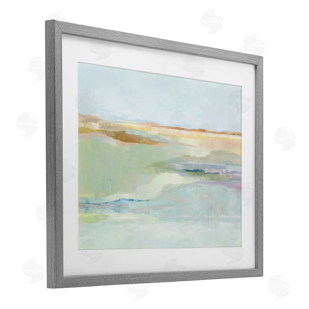 Ian C. Springtime Glow Landscape Canvas Wall Art Print