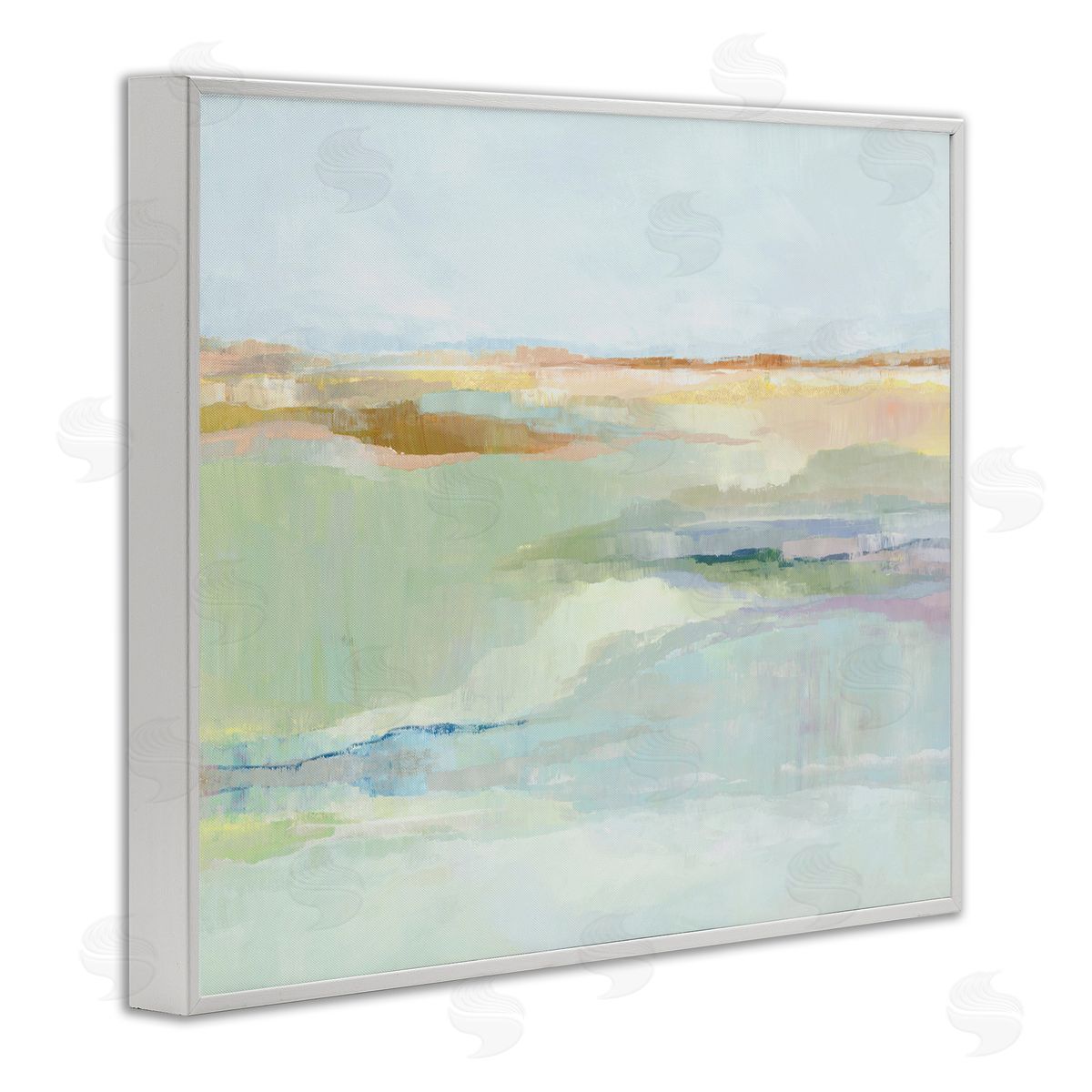Ian C. Springtime Glow Landscape Canvas Wall Art Print