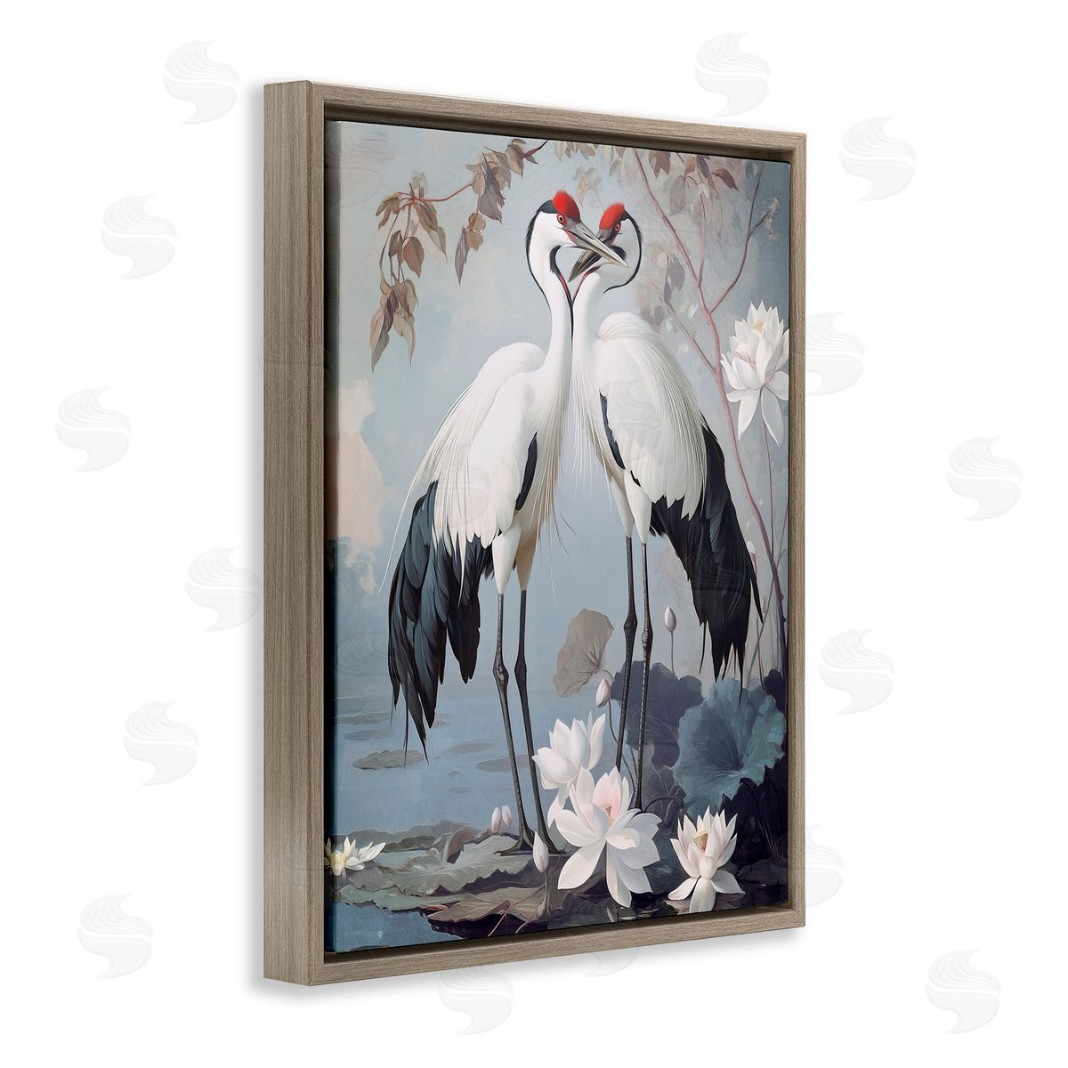 Steve Hunziker Shore Line Magic Cranes Canvas Wall Art Print