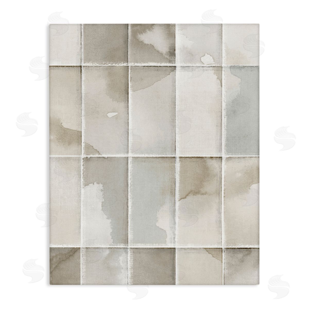 Emma Peal Neutral Awakening Geometrics Canvas Wall Art Print