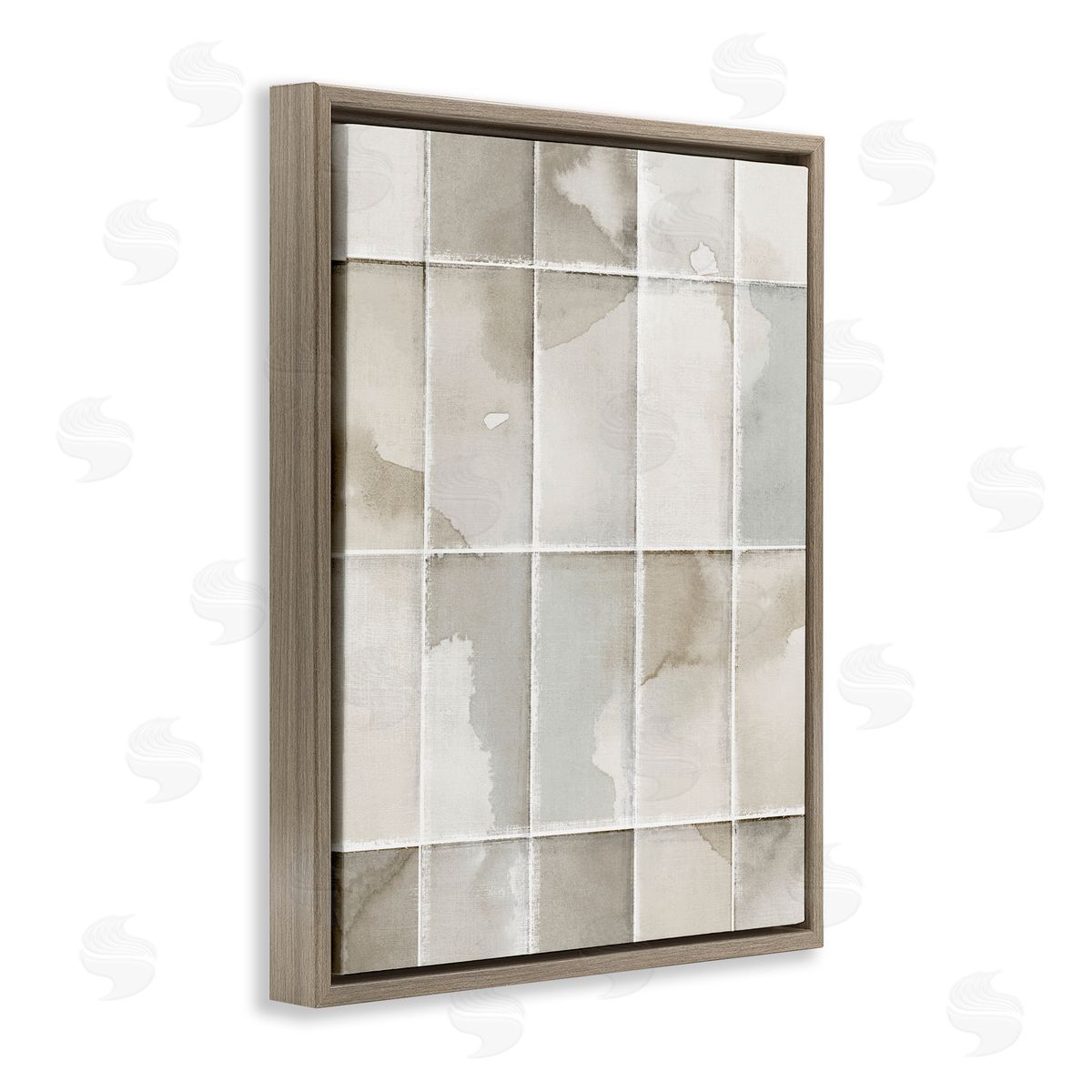 Emma Peal Neutral Awakening Geometrics Canvas Wall Art Print