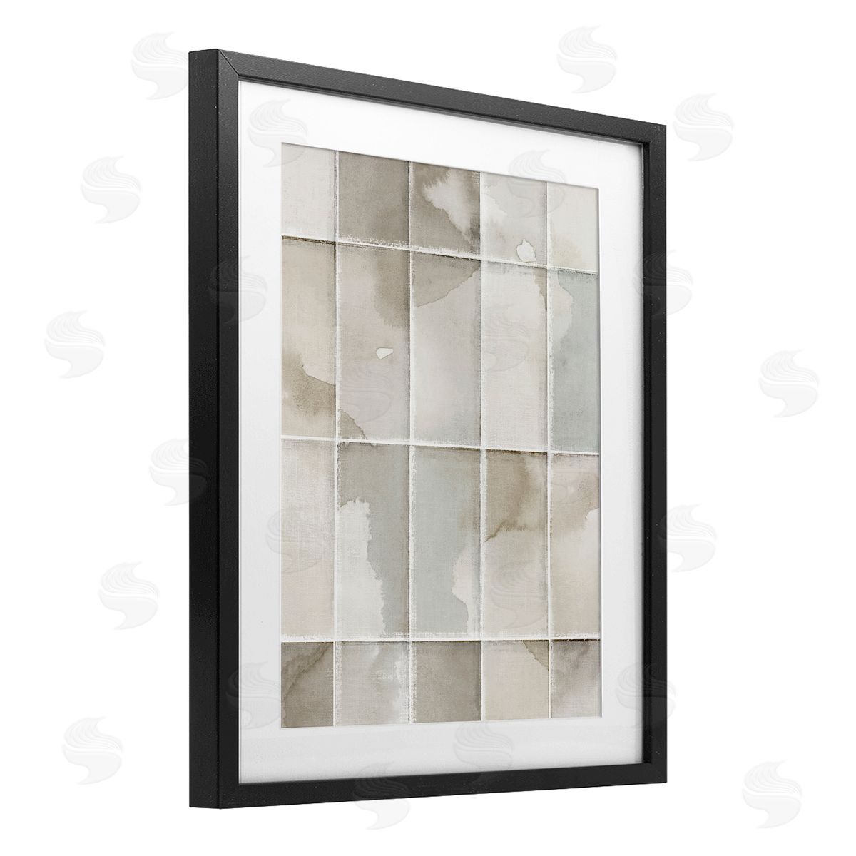 Emma Peal Neutral Awakening Geometrics Canvas Wall Art Print