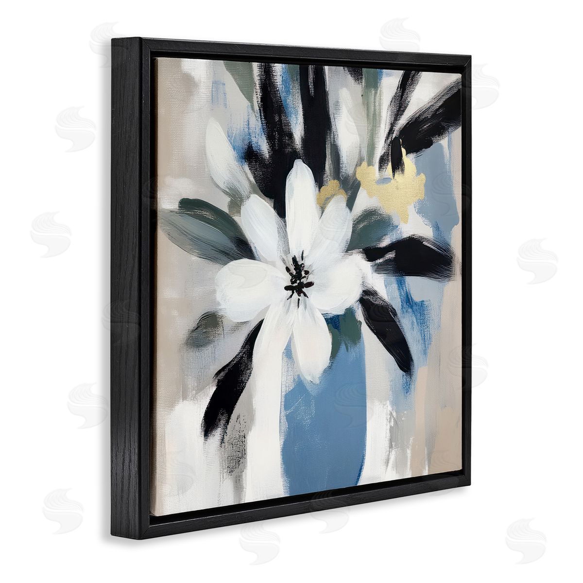 Mona Grace Timeless Modern Flower Bouquet Canvas Wall Art Print