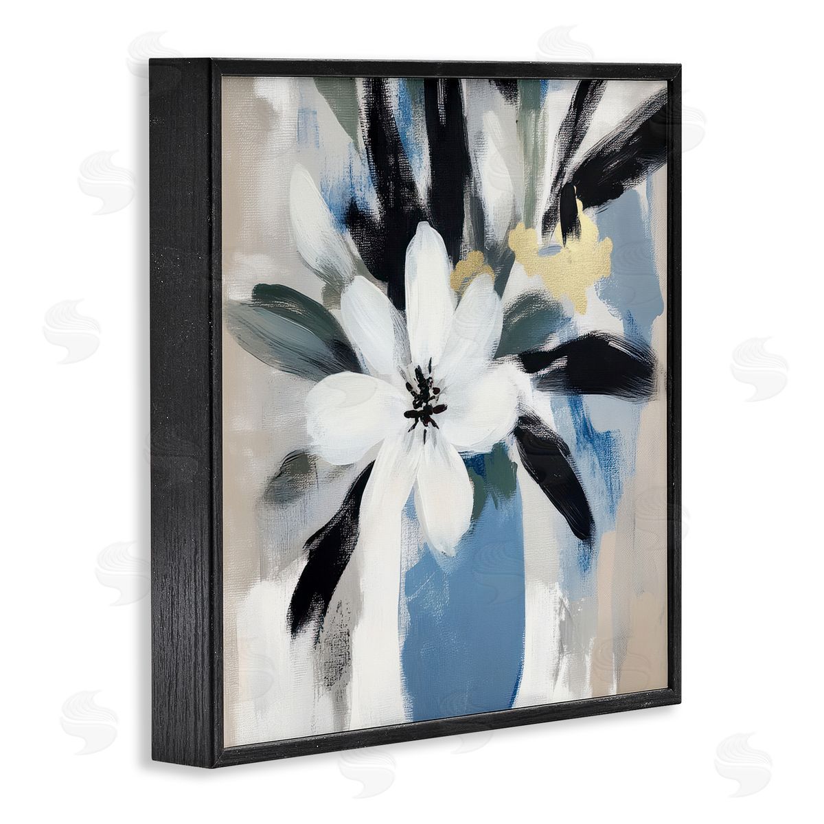 Mona Grace Timeless Modern Flower Bouquet Canvas Wall Art Print