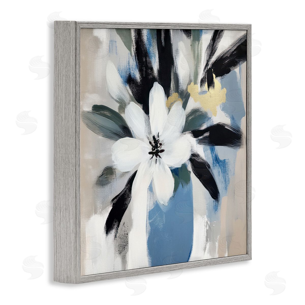 Mona Grace Timeless Modern Flower Bouquet Canvas Wall Art Print