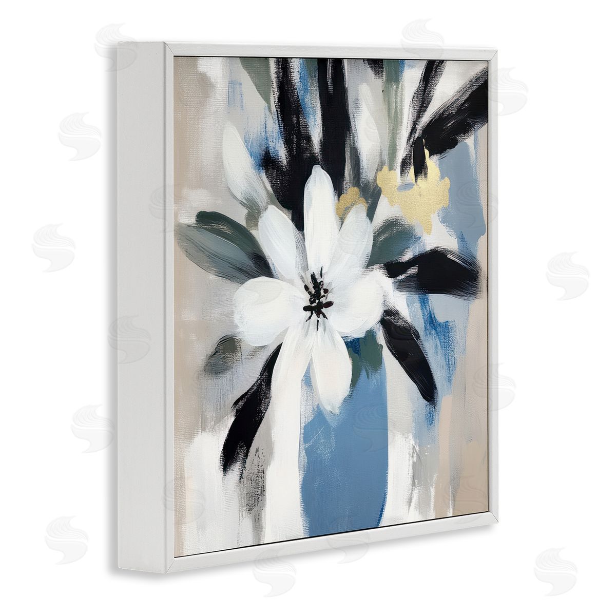 Mona Grace Timeless Modern Flower Bouquet Canvas Wall Art Print
