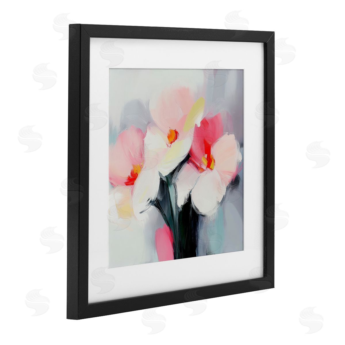 Mona Grace Flare Of Emotion Flowers Canvas Wall Art Print