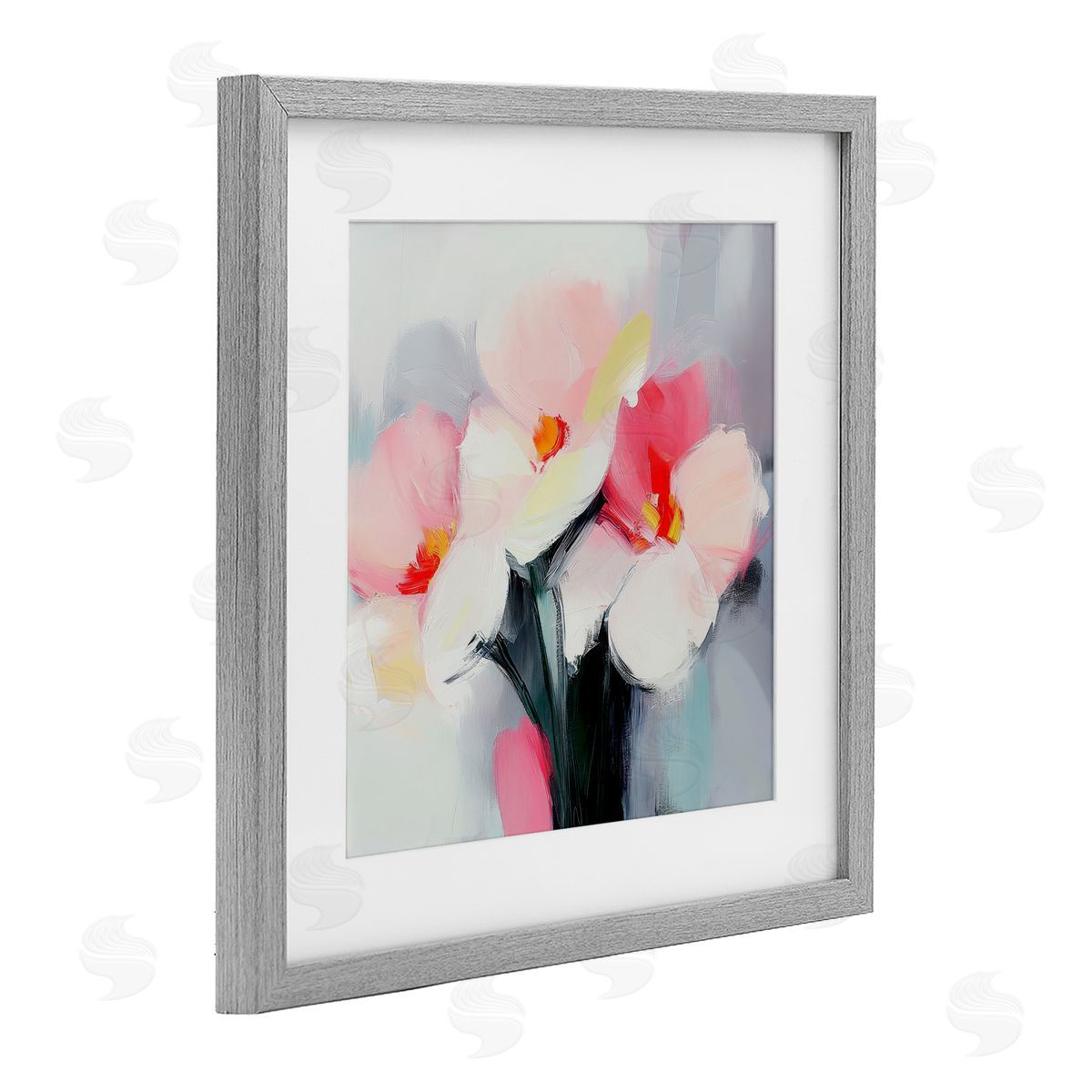 Mona Grace Flare Of Emotion Flowers Canvas Wall Art Print