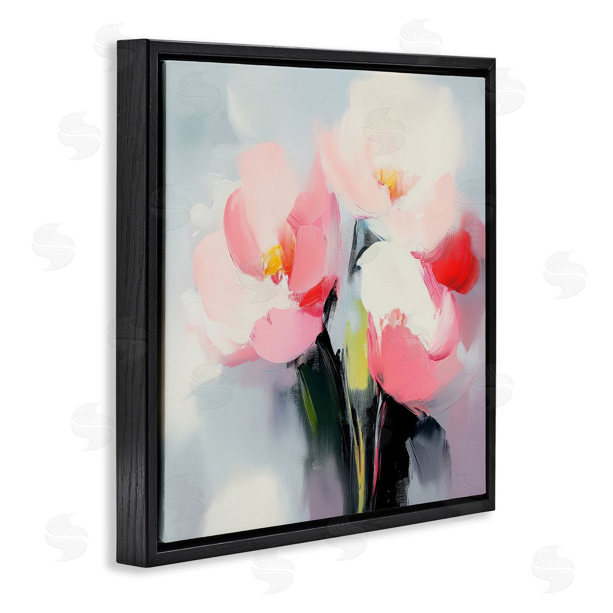 Mona Grace Flare Of Emotion Vase Canvas Wall Art Print