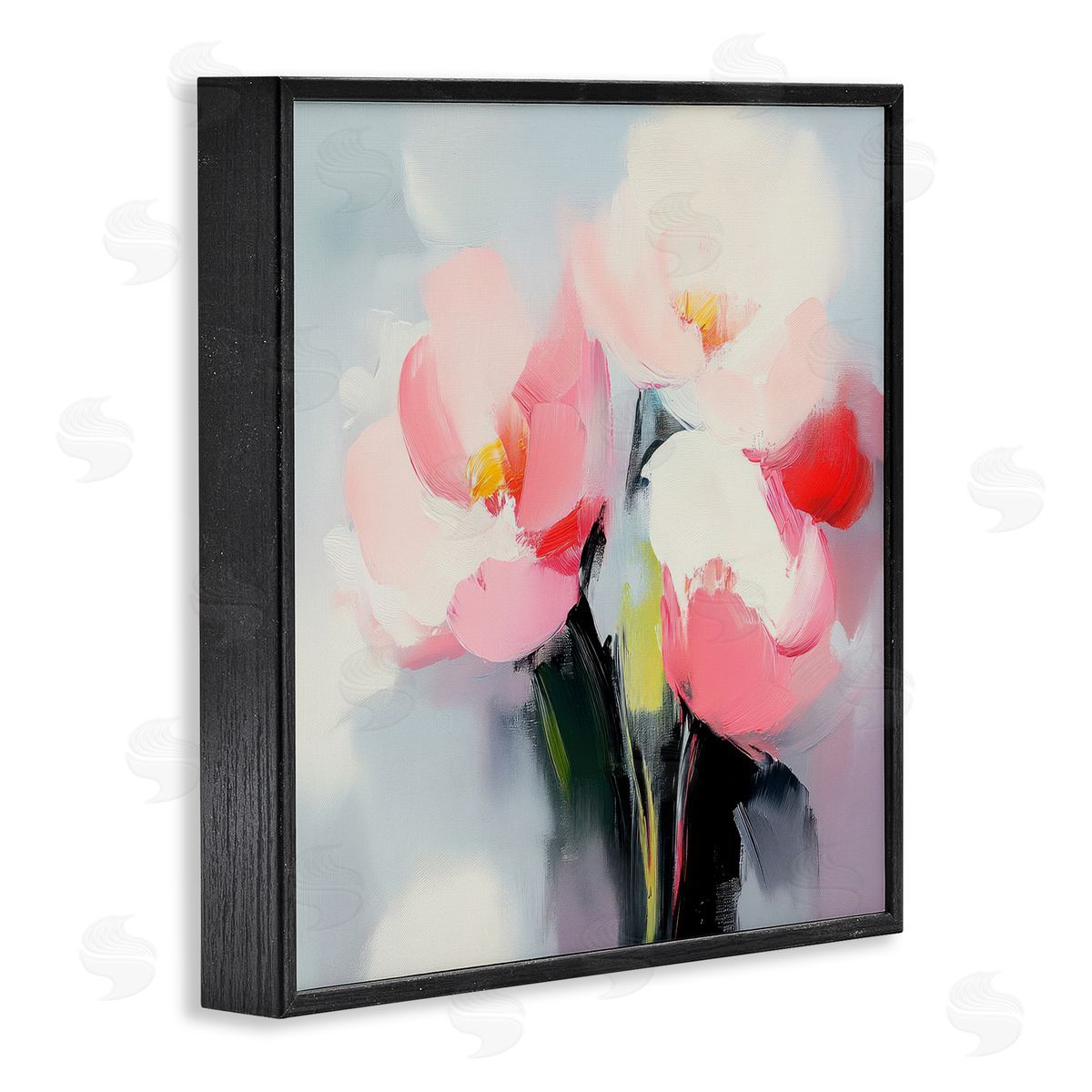 Mona Grace Flare Of Emotion Vase Canvas Wall Art Print