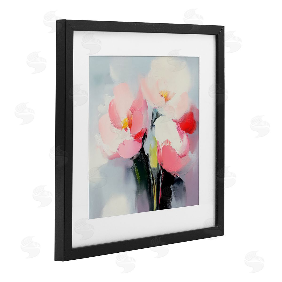Mona Grace Flare Of Emotion Vase Canvas Wall Art Print