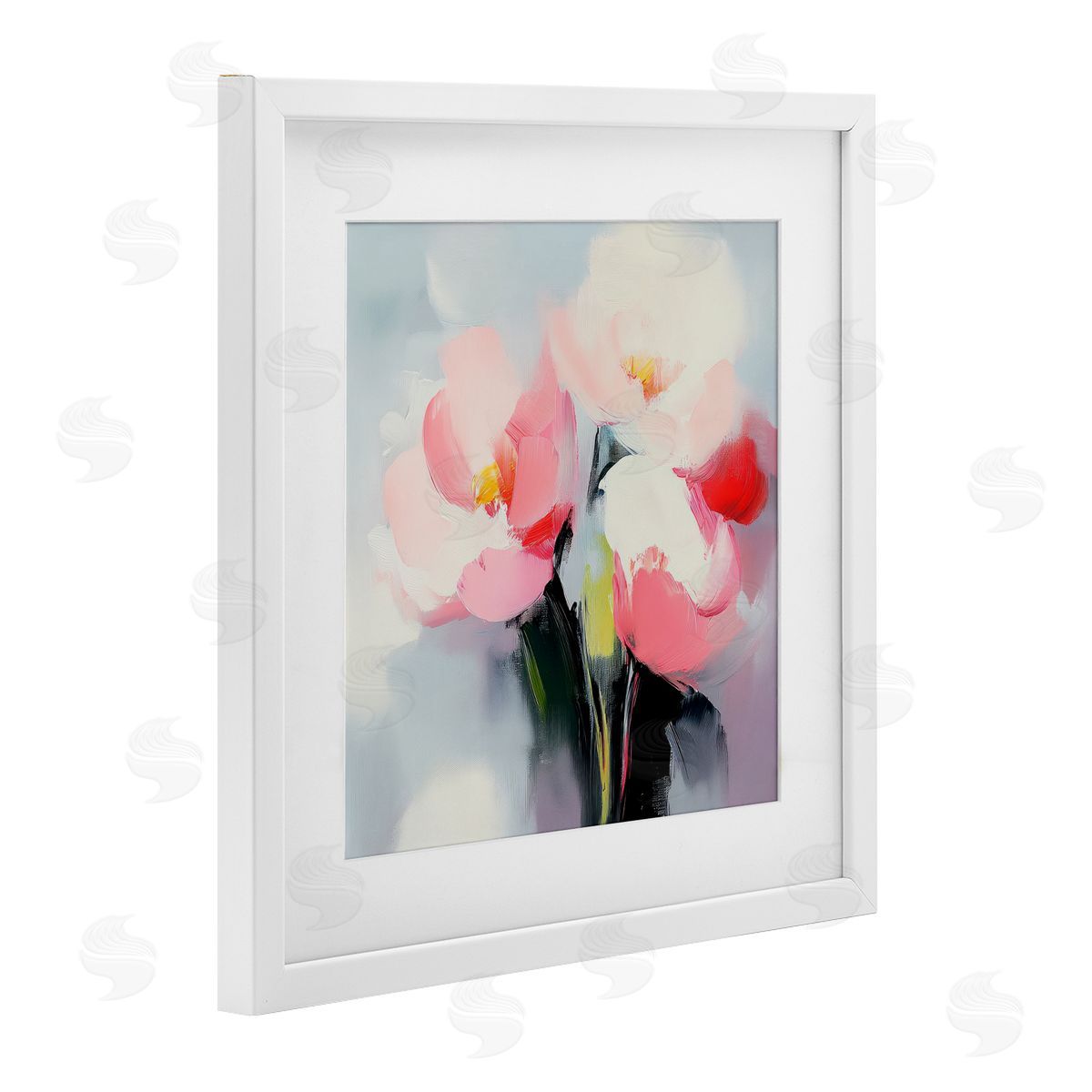 Mona Grace Flare Of Emotion Vase Canvas Wall Art Print