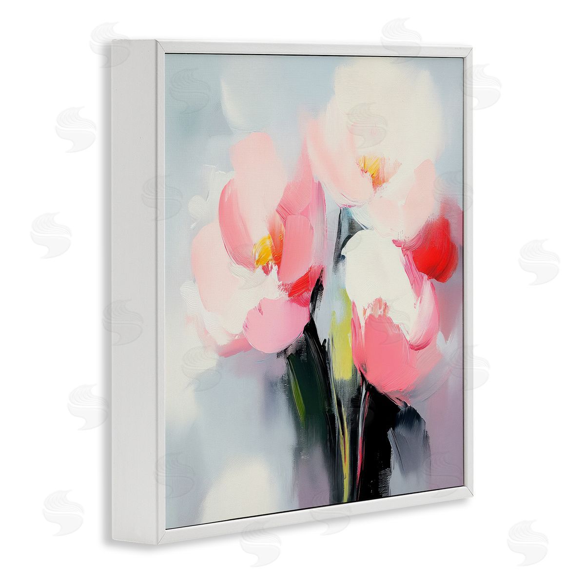 Mona Grace Flare Of Emotion Vase Canvas Wall Art Print