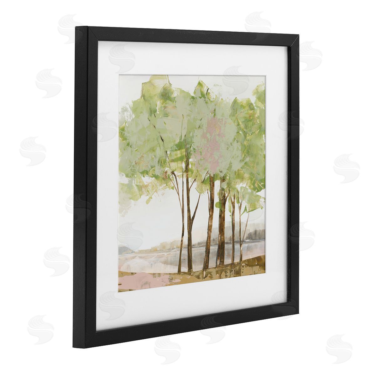 Ian C. Spring Awakening Trees Canvas Wall Art Print