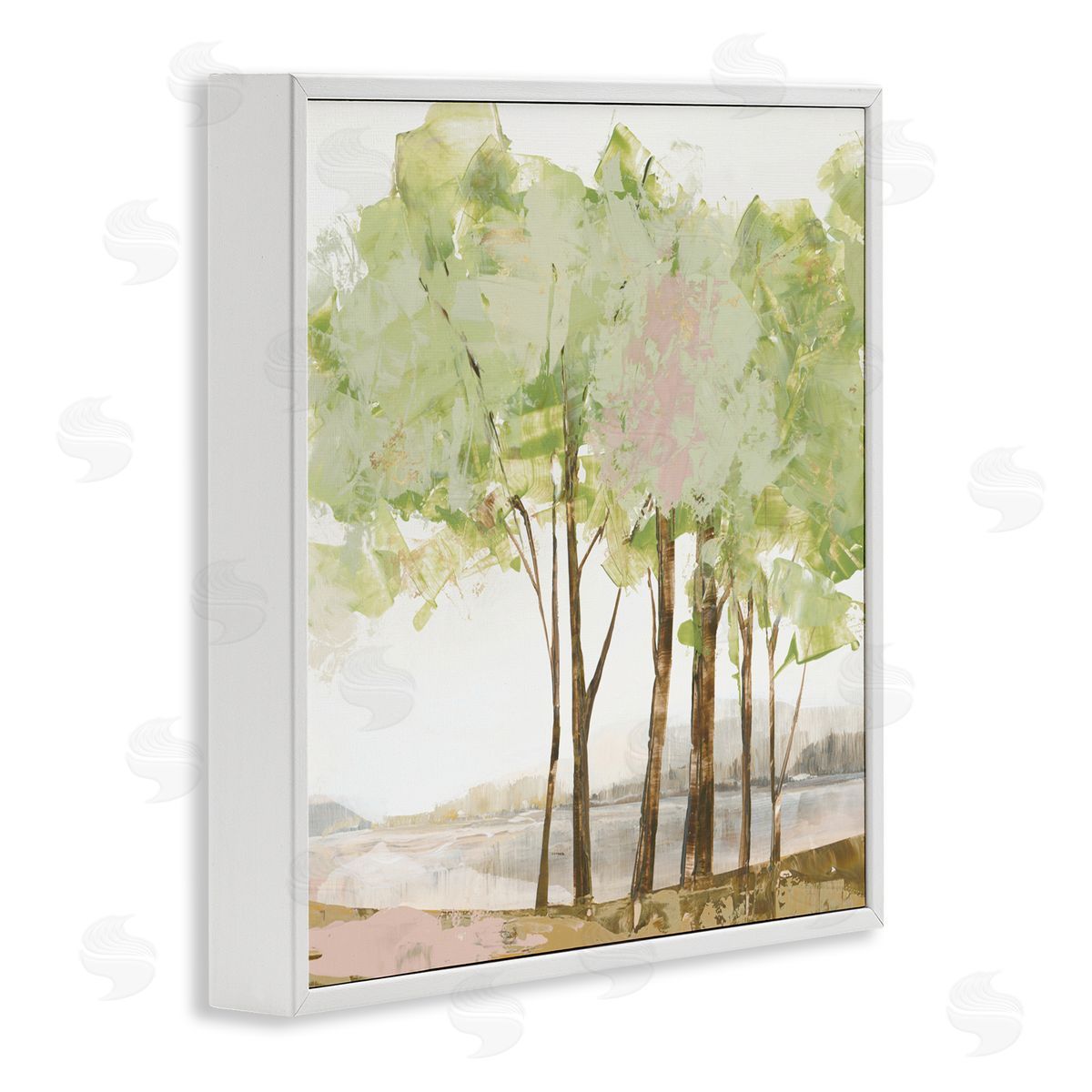 Ian C. Spring Awakening Trees Canvas Wall Art Print
