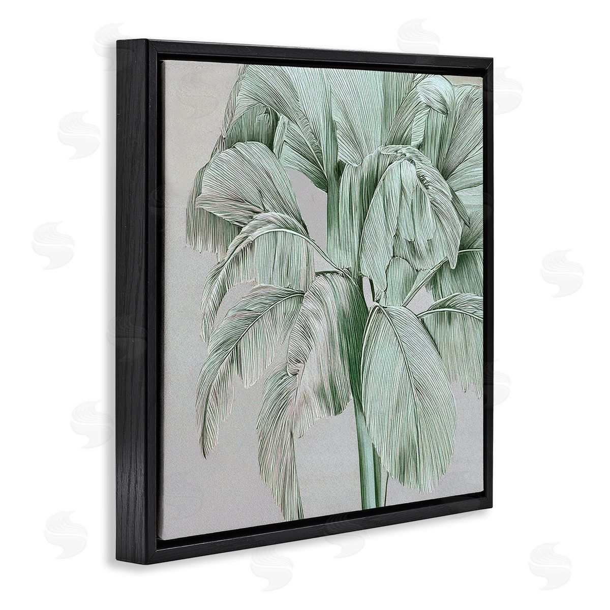 Norm Stelfox Green Tropical Sway Canvas Wall Art Print