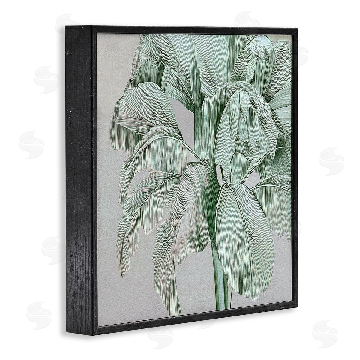 Norm Stelfox Green Tropical Sway Canvas Wall Art Print