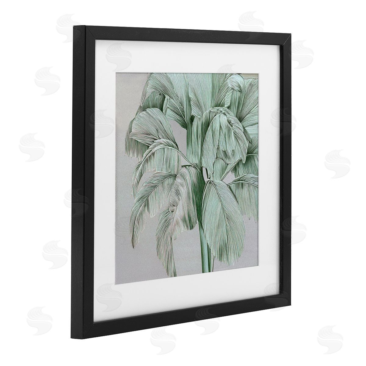 Norm Stelfox Green Tropical Sway Canvas Wall Art Print