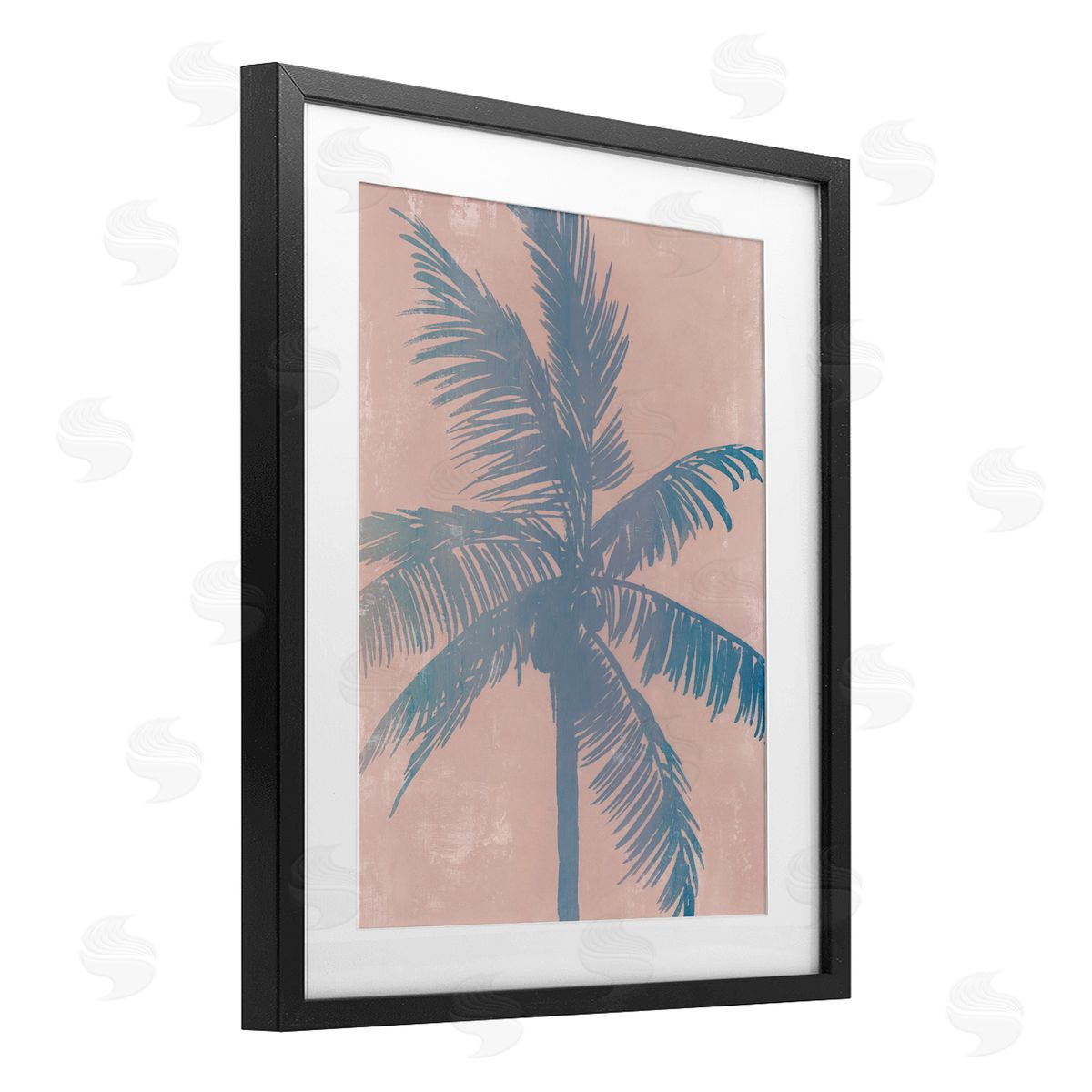 Ian C. Tropical Haze Palm Tree Canvas Wall Art Print