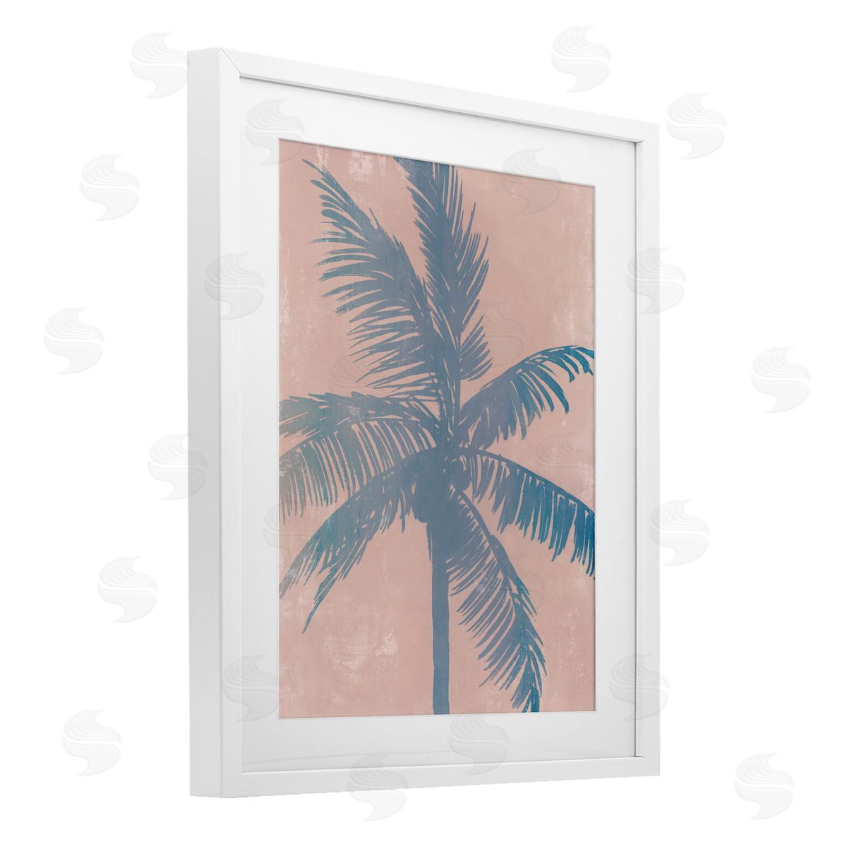 Ian C. Tropical Haze Palm Tree Canvas Wall Art Print