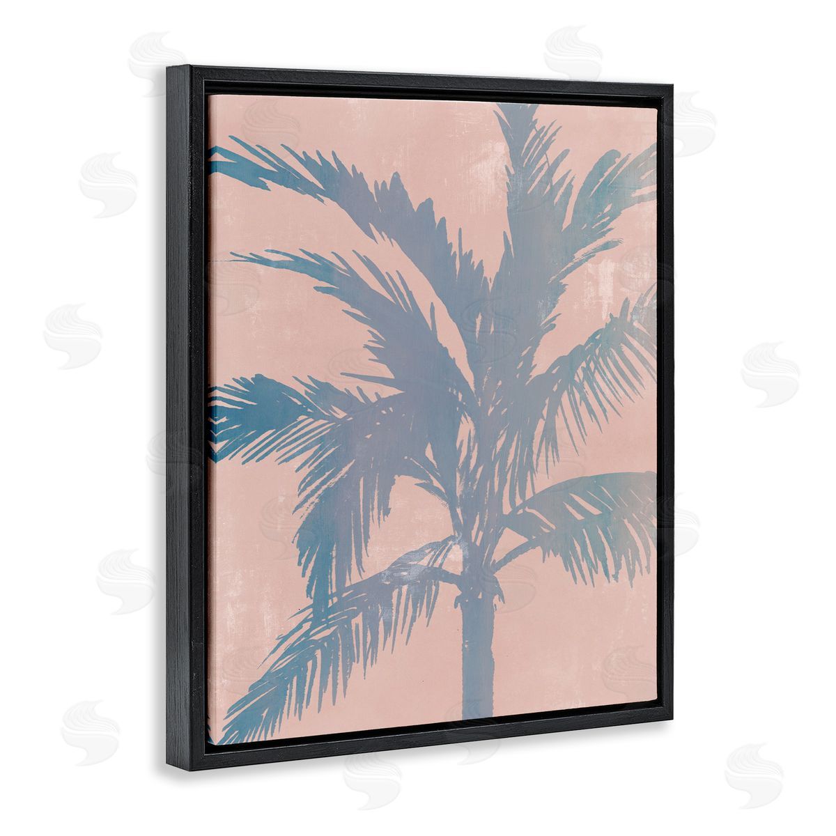 Ian C. Hazy Tropics Palm Canvas Wall Art Print