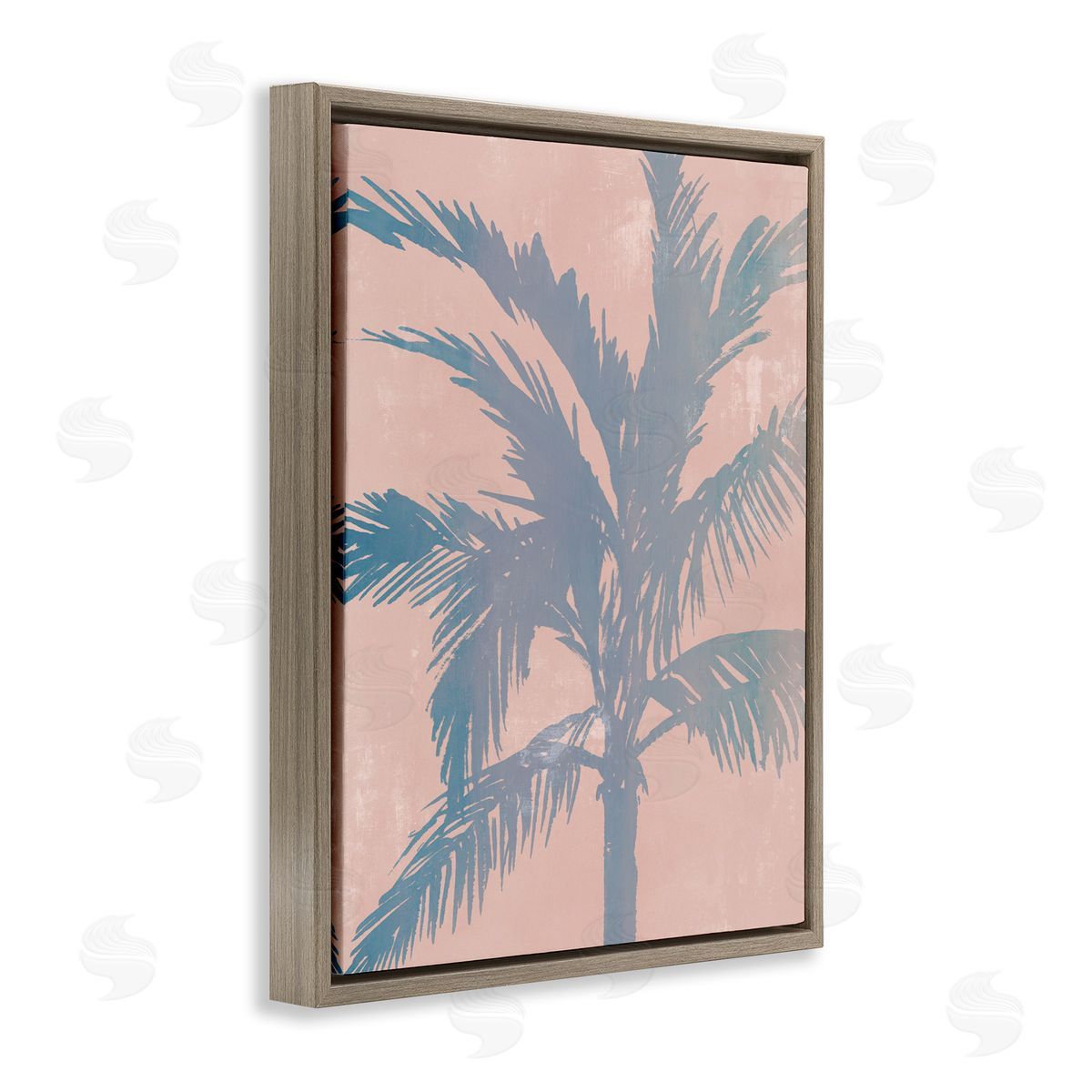 Ian C. Hazy Tropics Palm Canvas Wall Art Print