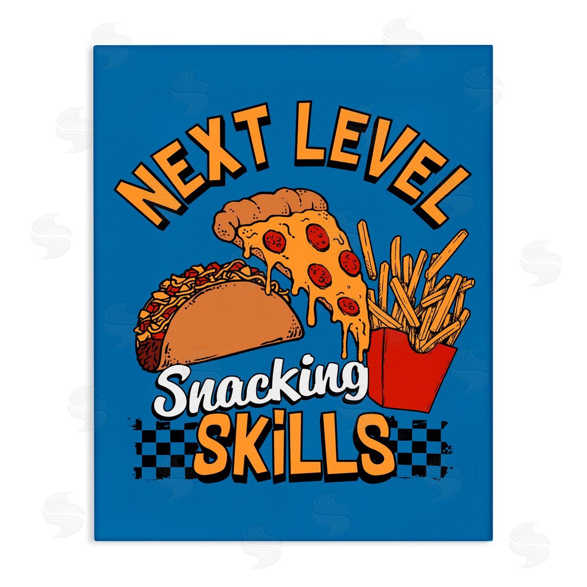 Jedco Brands, Inc. Next Level Snacking Skills Canvas Wall Art Print