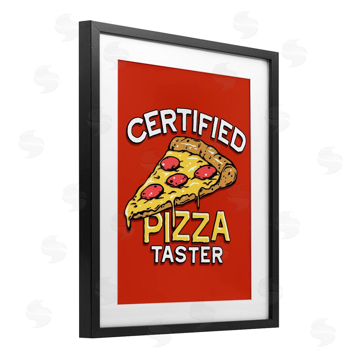 Jedco Brands, Inc. Certified Pizza Taster Canvas Wall Art Print