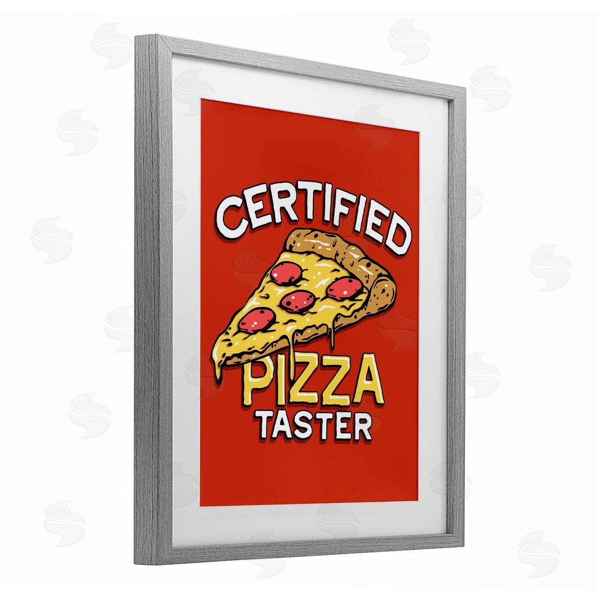 Jedco Brands, Inc. Certified Pizza Taster Canvas Wall Art Print
