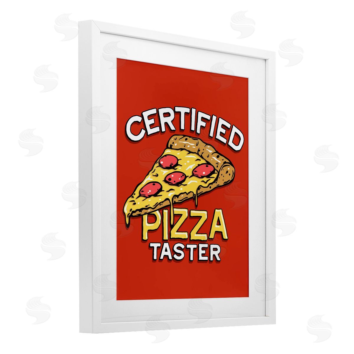 Jedco Brands, Inc. Certified Pizza Taster Canvas Wall Art Print