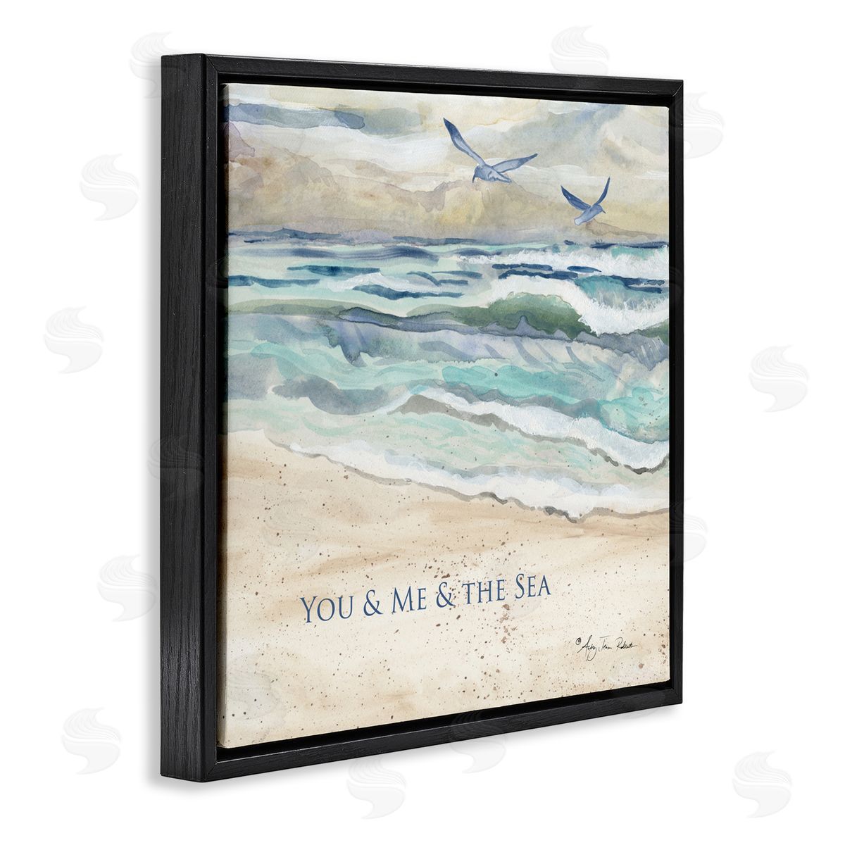Audrey Jeanne Roberts Muted You Me & The Sea Canvas Wall Art Print
