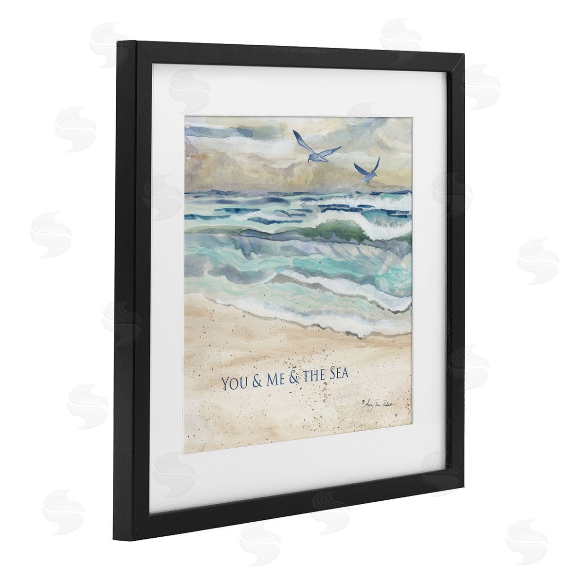 Audrey Jeanne Roberts Muted You Me & The Sea Canvas Wall Art Print