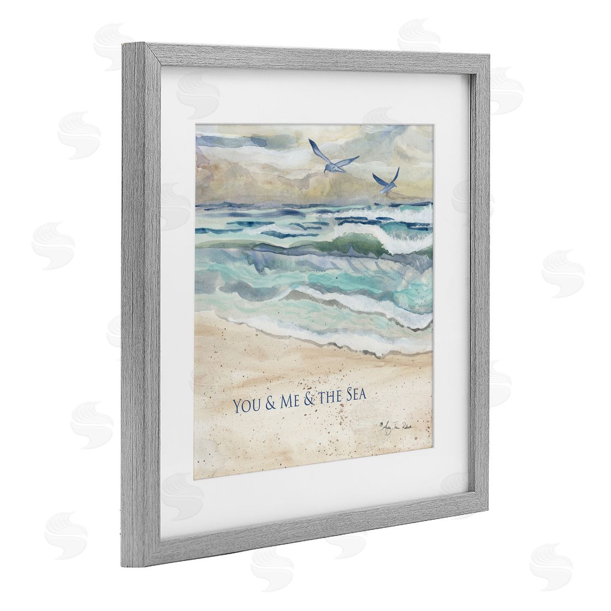 Audrey Jeanne Roberts Muted You Me & The Sea Canvas Wall Art Print