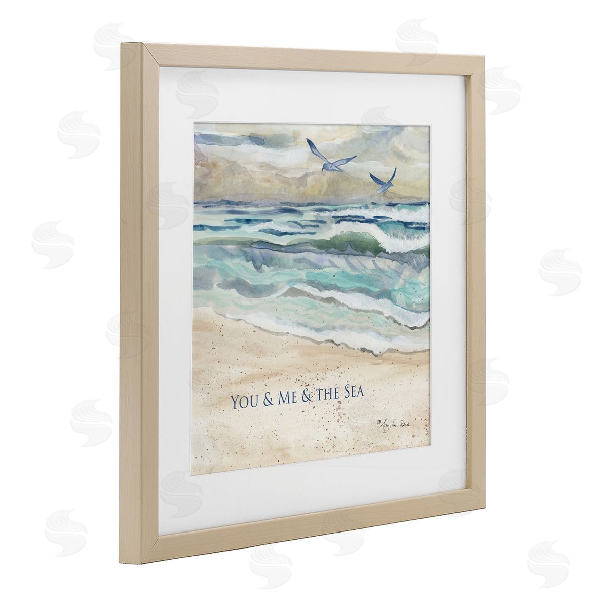 Audrey Jeanne Roberts Muted You Me & The Sea Canvas Wall Art Print