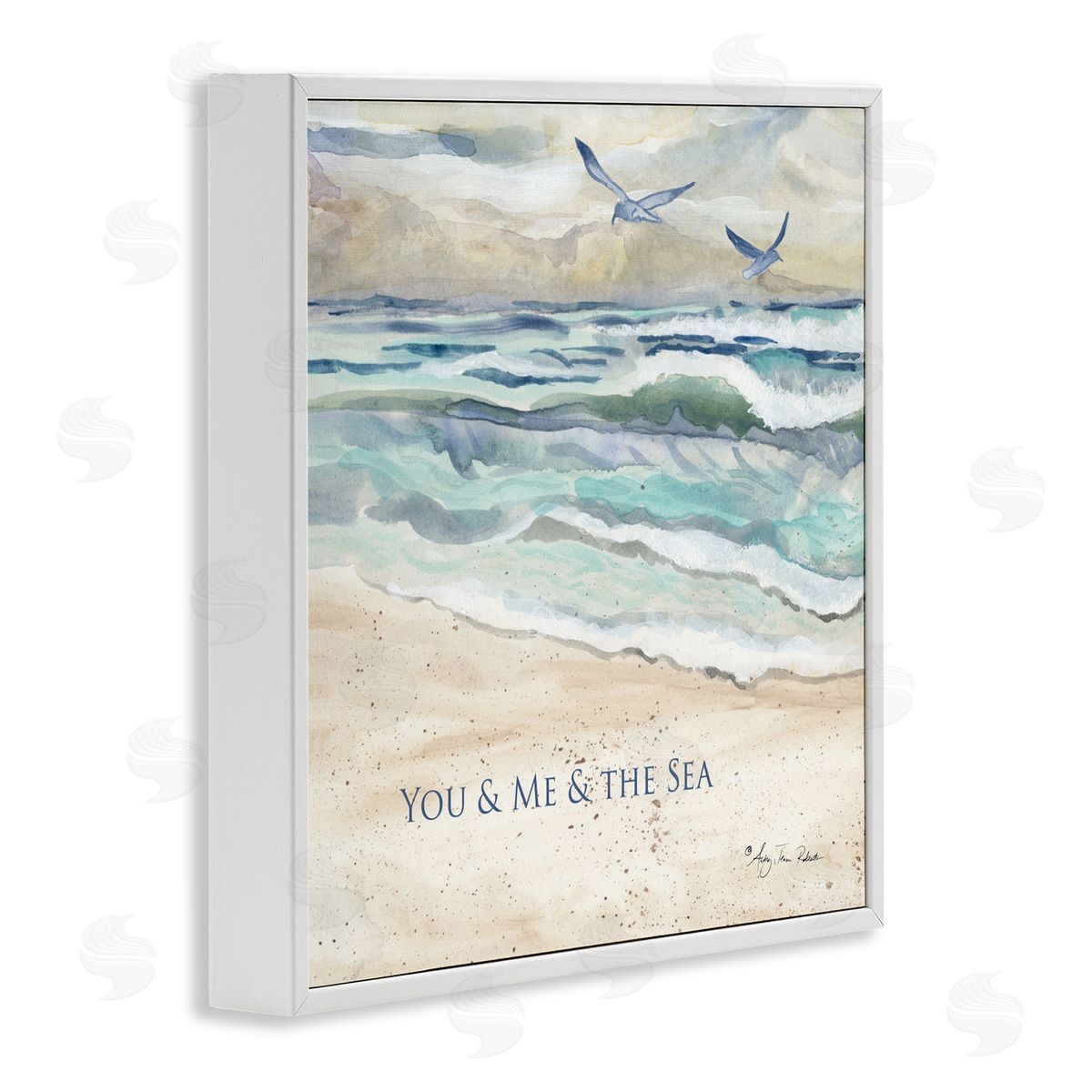 Audrey Jeanne Roberts Muted You Me & The Sea Canvas Wall Art Print