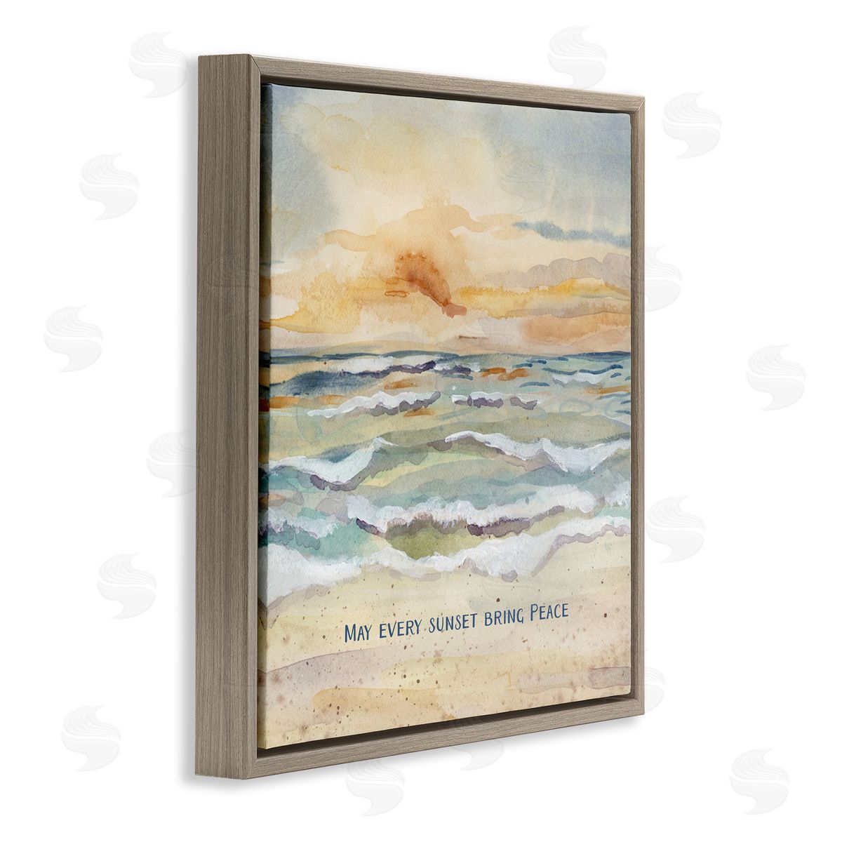Audrey Jeanne Roberts May Every Sunset Bring Peace Canvas Wall Art Print