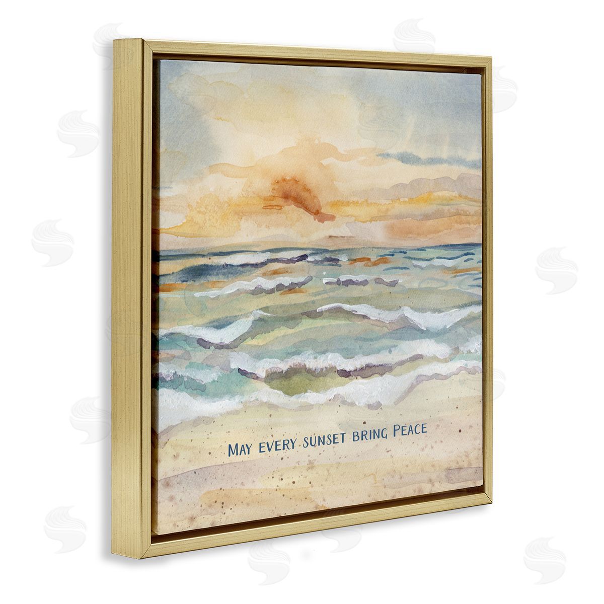 Audrey Jeanne Roberts May Every Sunset Bring Peace Canvas Wall Art Print
