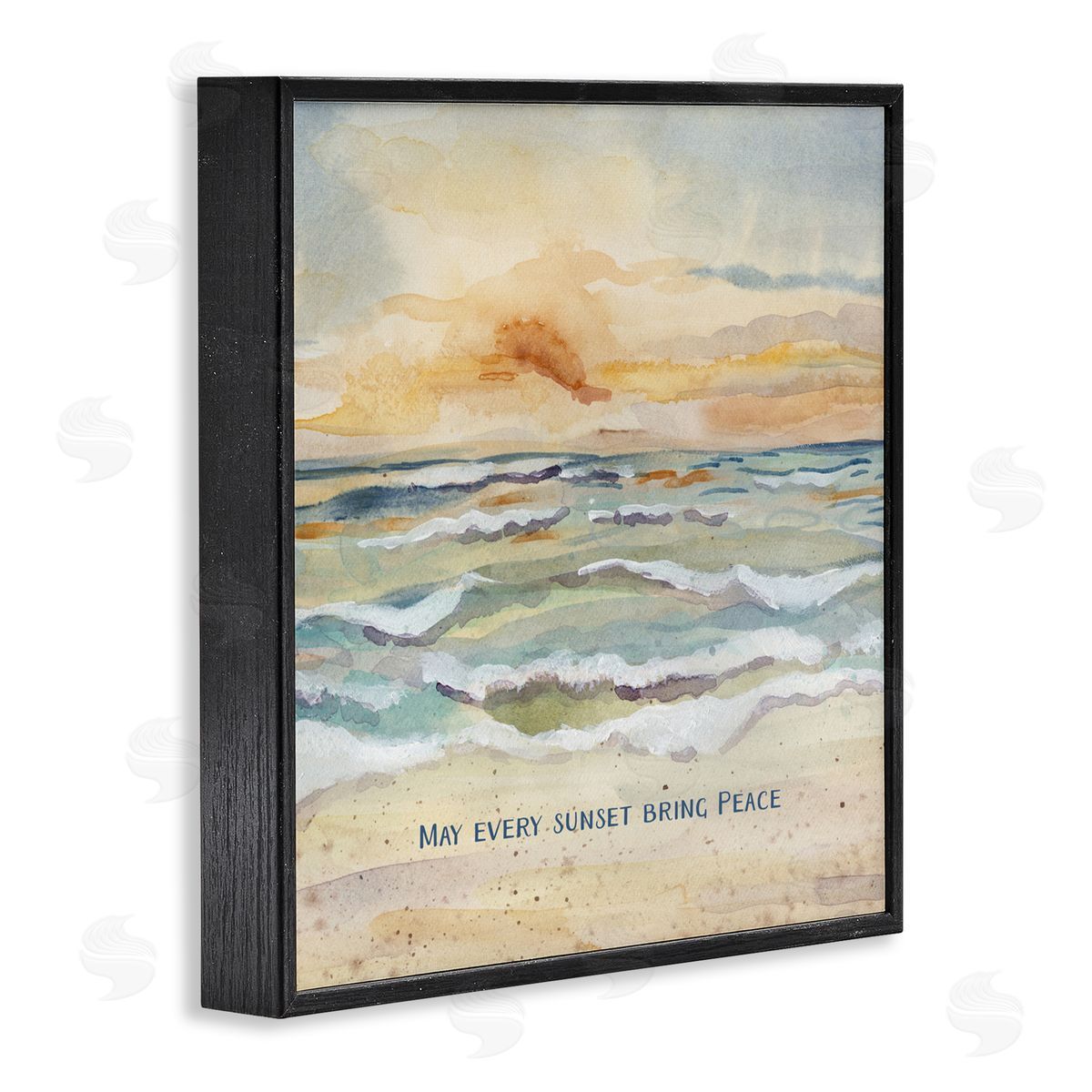 Audrey Jeanne Roberts May Every Sunset Bring Peace Canvas Wall Art Print