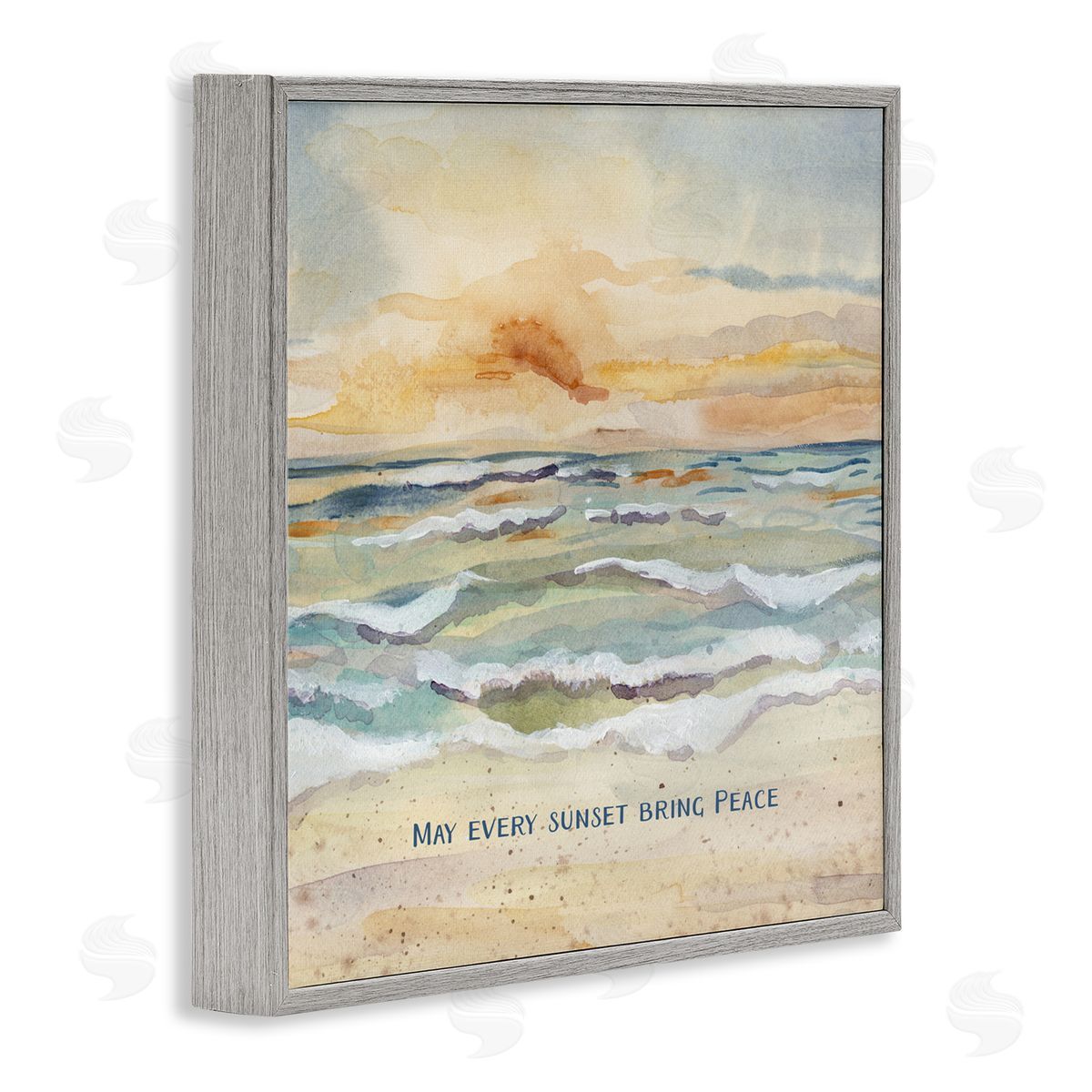 Audrey Jeanne Roberts May Every Sunset Bring Peace Canvas Wall Art Print