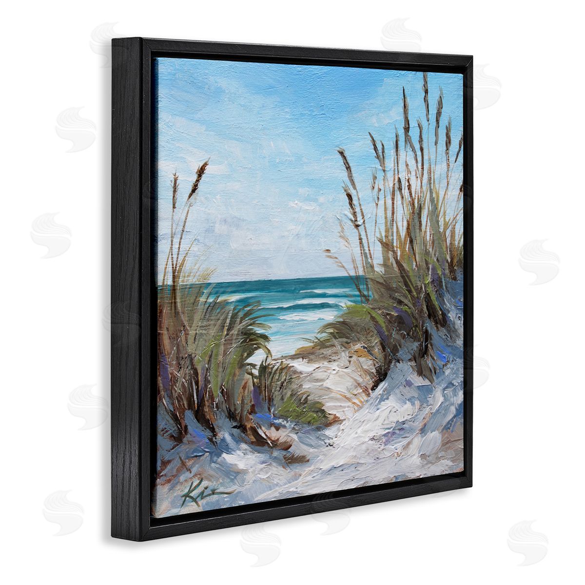 Lindsay Kivi Fine Art Seascapes Through Grasses Canvas Wall Art Print