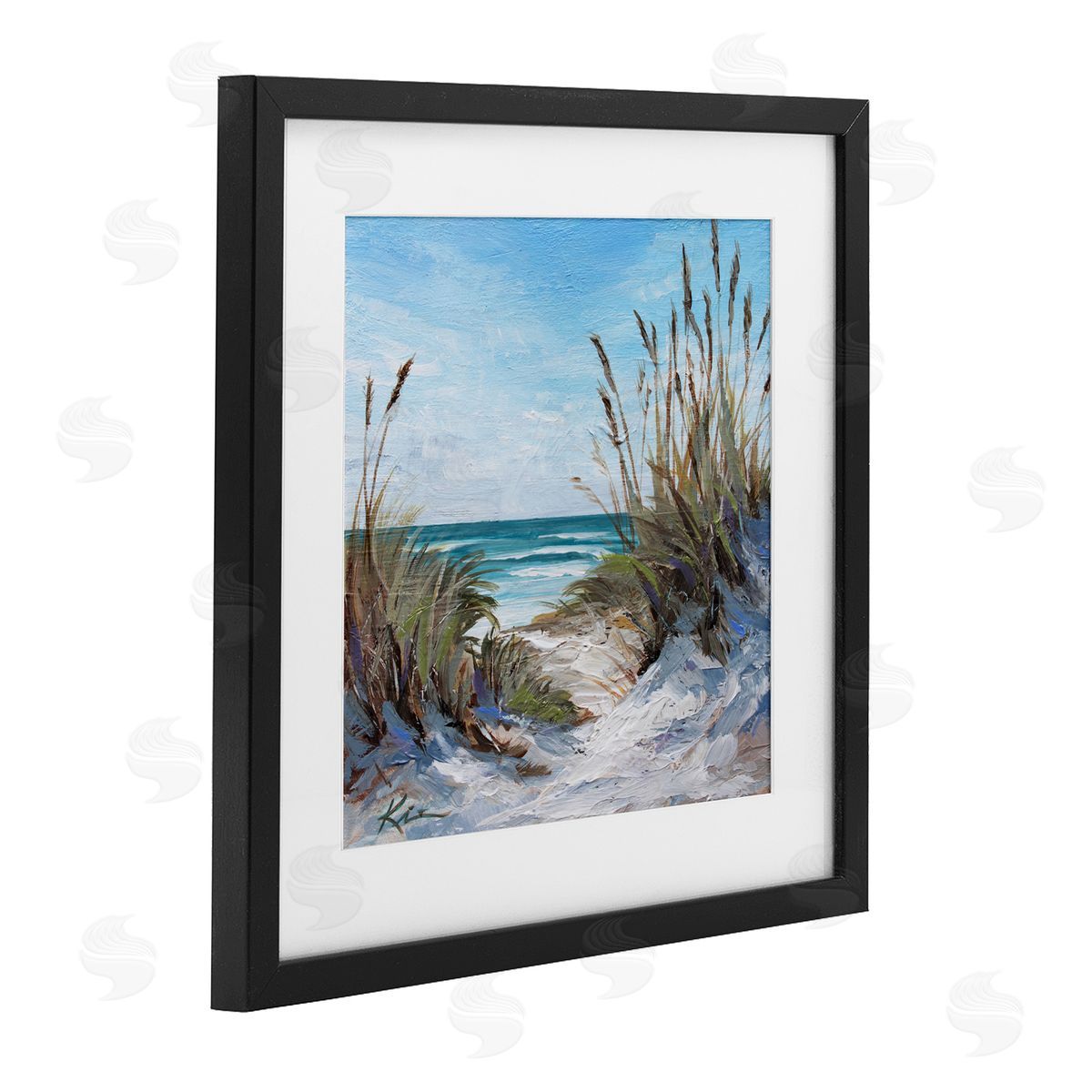Lindsay Kivi Fine Art Seascapes Through Grasses Canvas Wall Art Print
