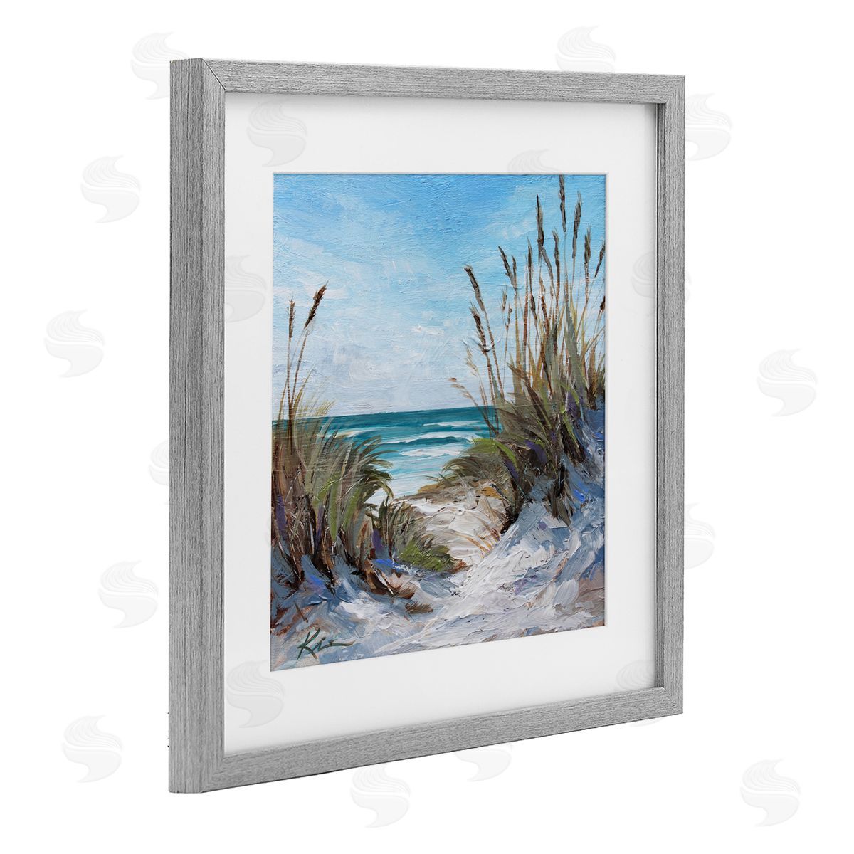 Lindsay Kivi Fine Art Seascapes Through Grasses Canvas Wall Art Print