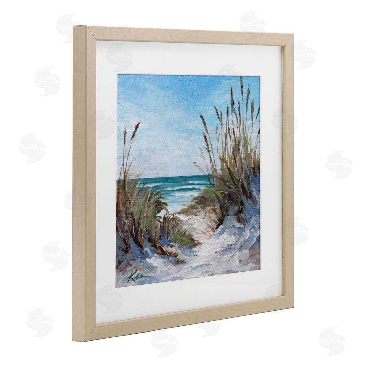 Lindsay Kivi Fine Art Seascapes Through Grasses Canvas Wall Art Print