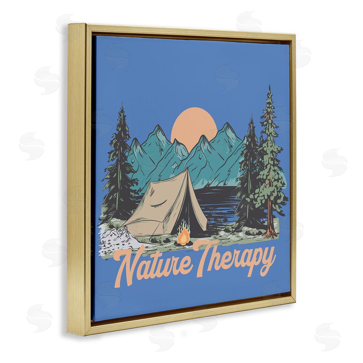 Jedco Brands, Inc. Vintage Nature Therapy Camp Canvas Wall Art Print