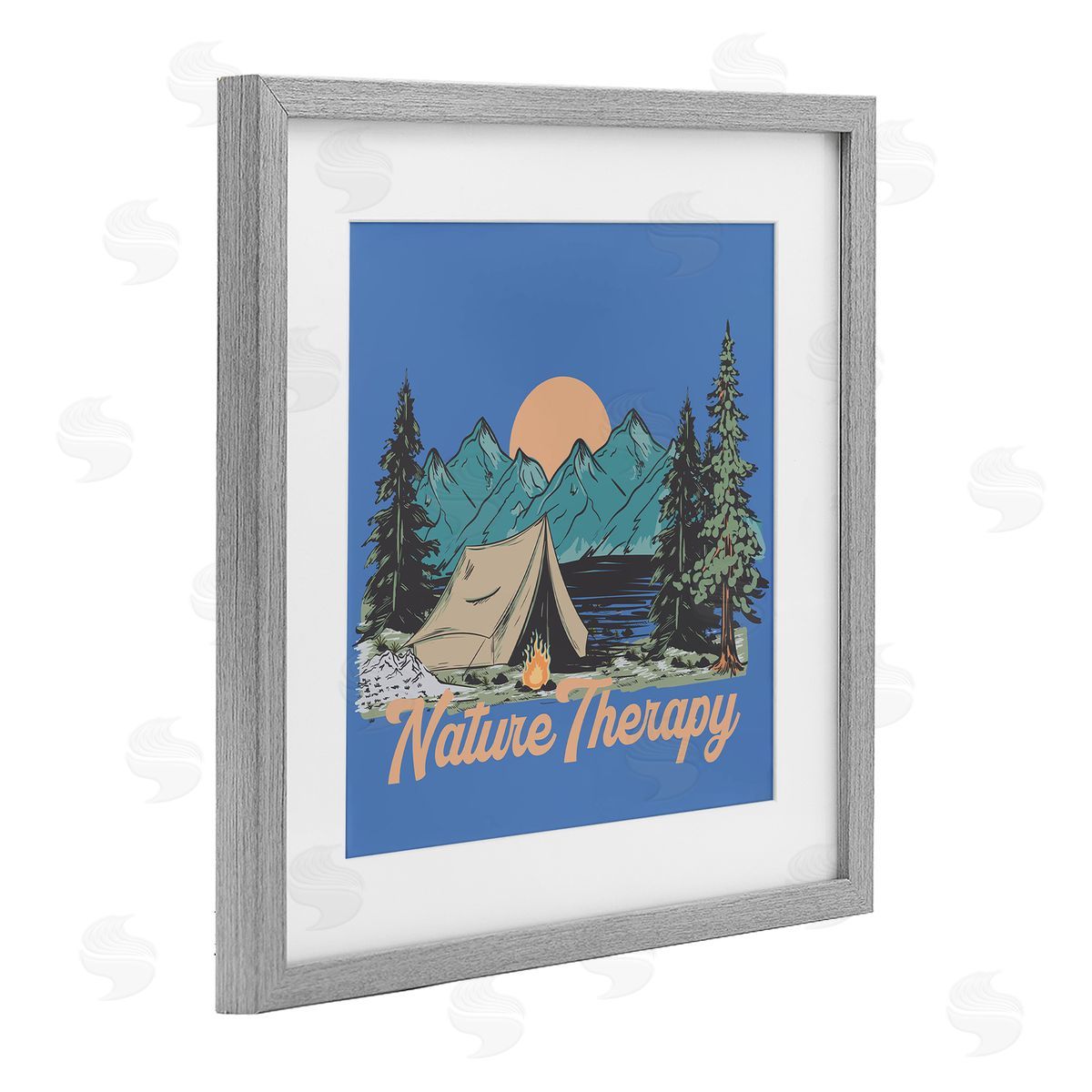 Jedco Brands, Inc. Vintage Nature Therapy Camp Canvas Wall Art Print