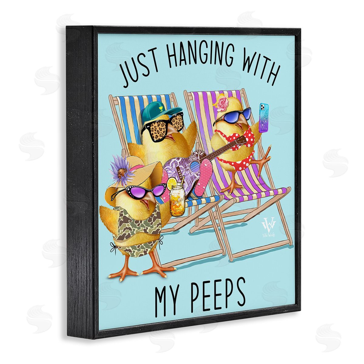 Jim Baldwin Hanging With My Peeps Canvas Wall Art Print