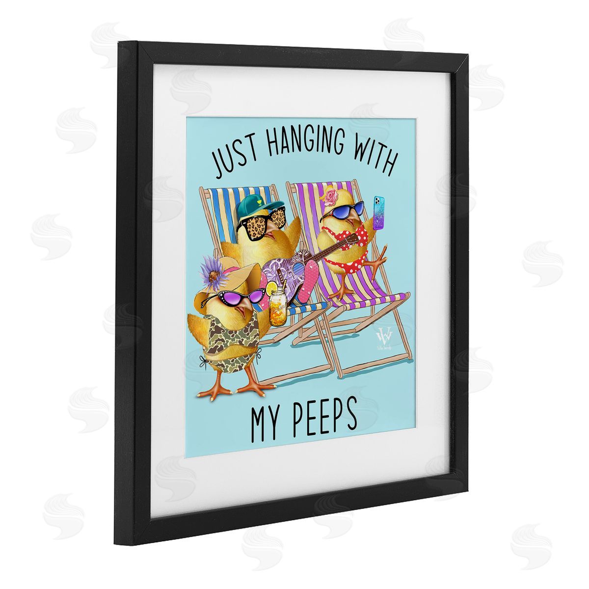 Jim Baldwin Hanging With My Peeps Canvas Wall Art Print