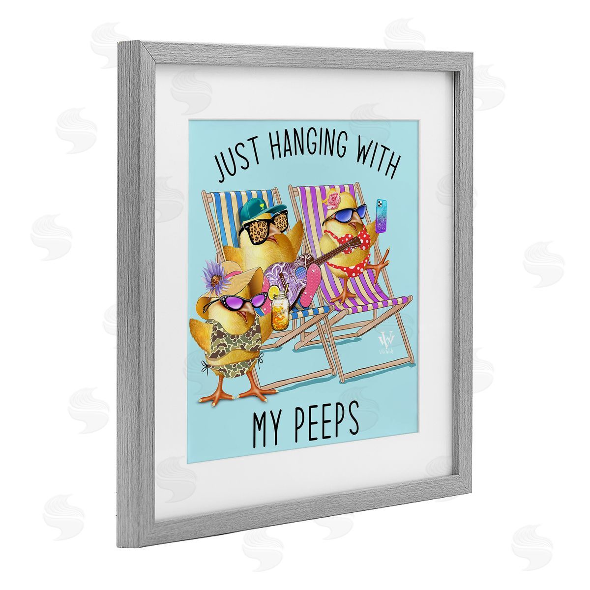 Jim Baldwin Hanging With My Peeps Canvas Wall Art Print
